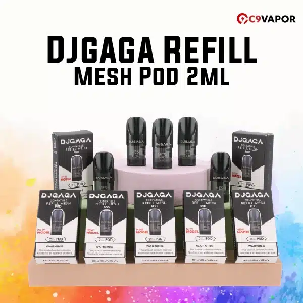 หัวพอตรีฟิล djgaga refill mesh pod 2ml
