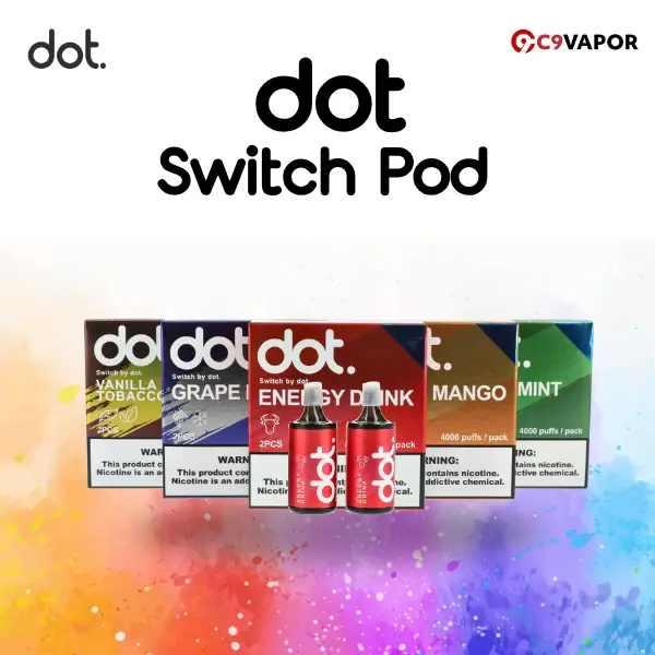 Dot Switch Pod (2 หัวต่อกล่อง)