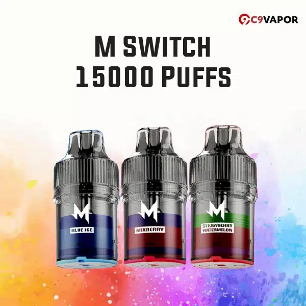 หัวพอต m switch 15000 puffs