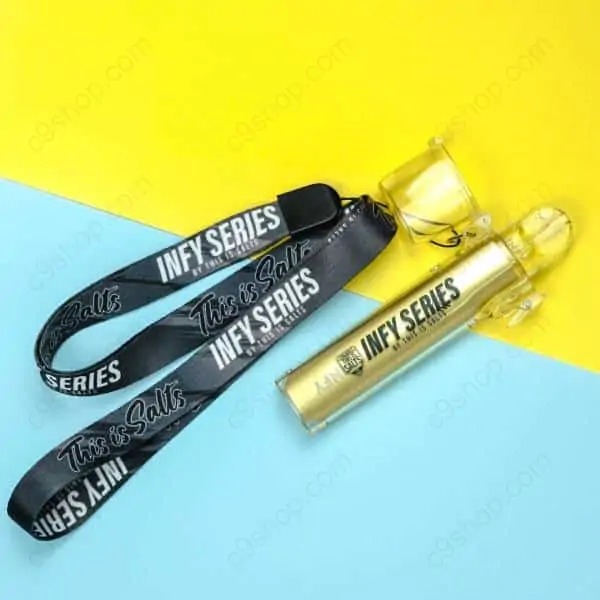 Silicone Case Infy and Neck Strap - Yellow