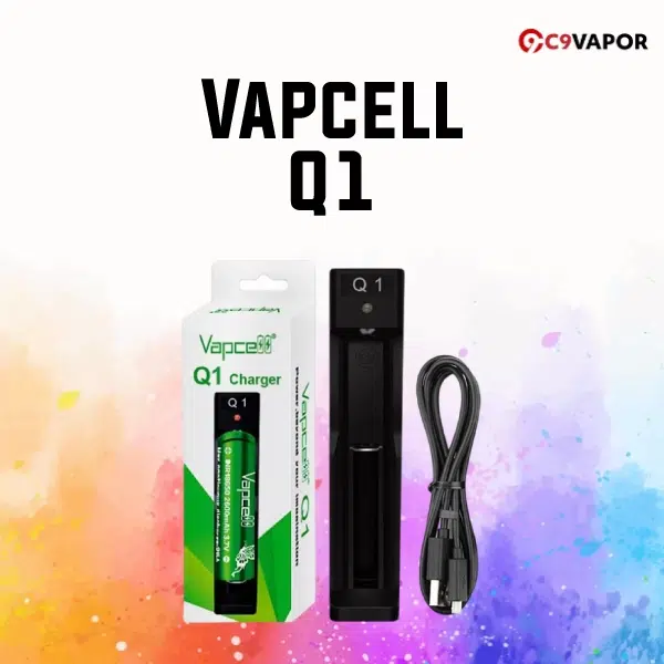 รางชาร์จเดี่ยว Vapcell Q1