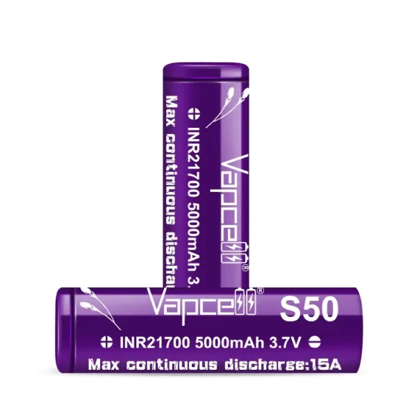 Vapcell 21700 S50 5000mAh 15A