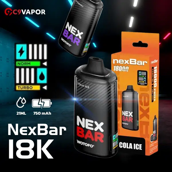 Wotofo nexBAR 18K